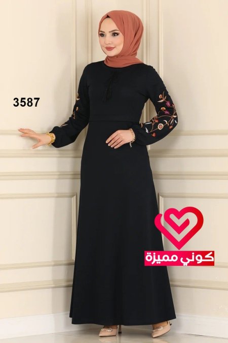 فستان 3587 كحلي غامق